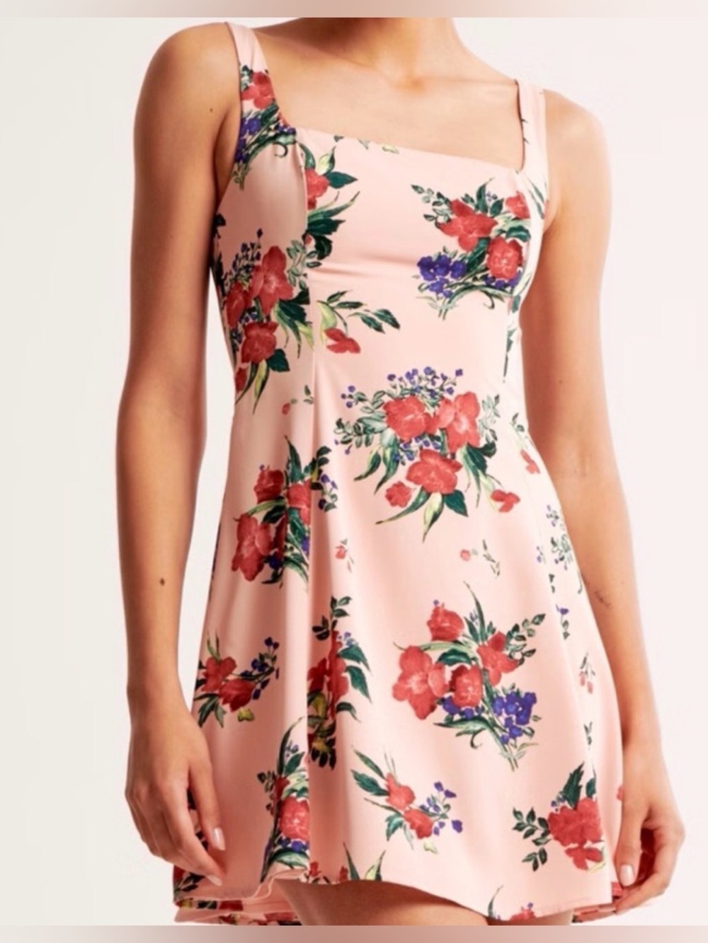 Abercrombie & Fitch Pink Floral Mini Dress